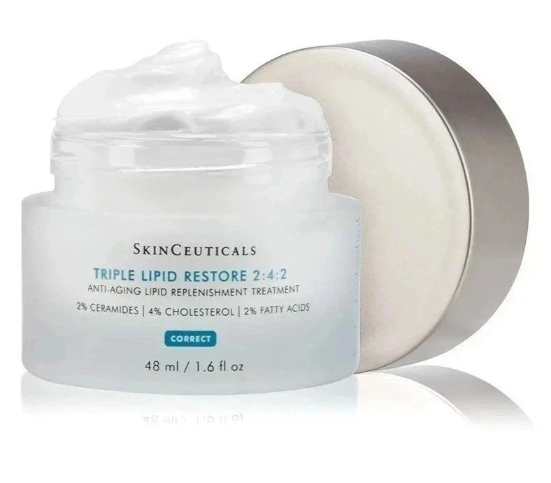 SkinCeuticals 三重脂质修复 1.6 盎司面霜 2:4:2,48 毫升密封全新带盒 — 第 2/4 张图片