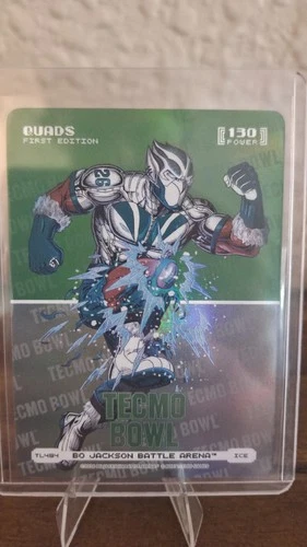 2026 Bo Jackson Battle Arena Quads Tecmo Bowl Logofoil Ice TL484