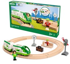 BRIO World Circle Wooden Railway Train Set Toy For Kids Age 3 Years Up