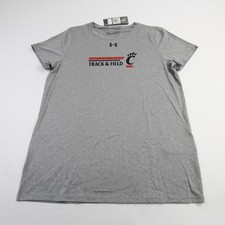 Cincinnati Bearcats Under Armour HeatGear Short Sleeve Shirt Women's Gray New