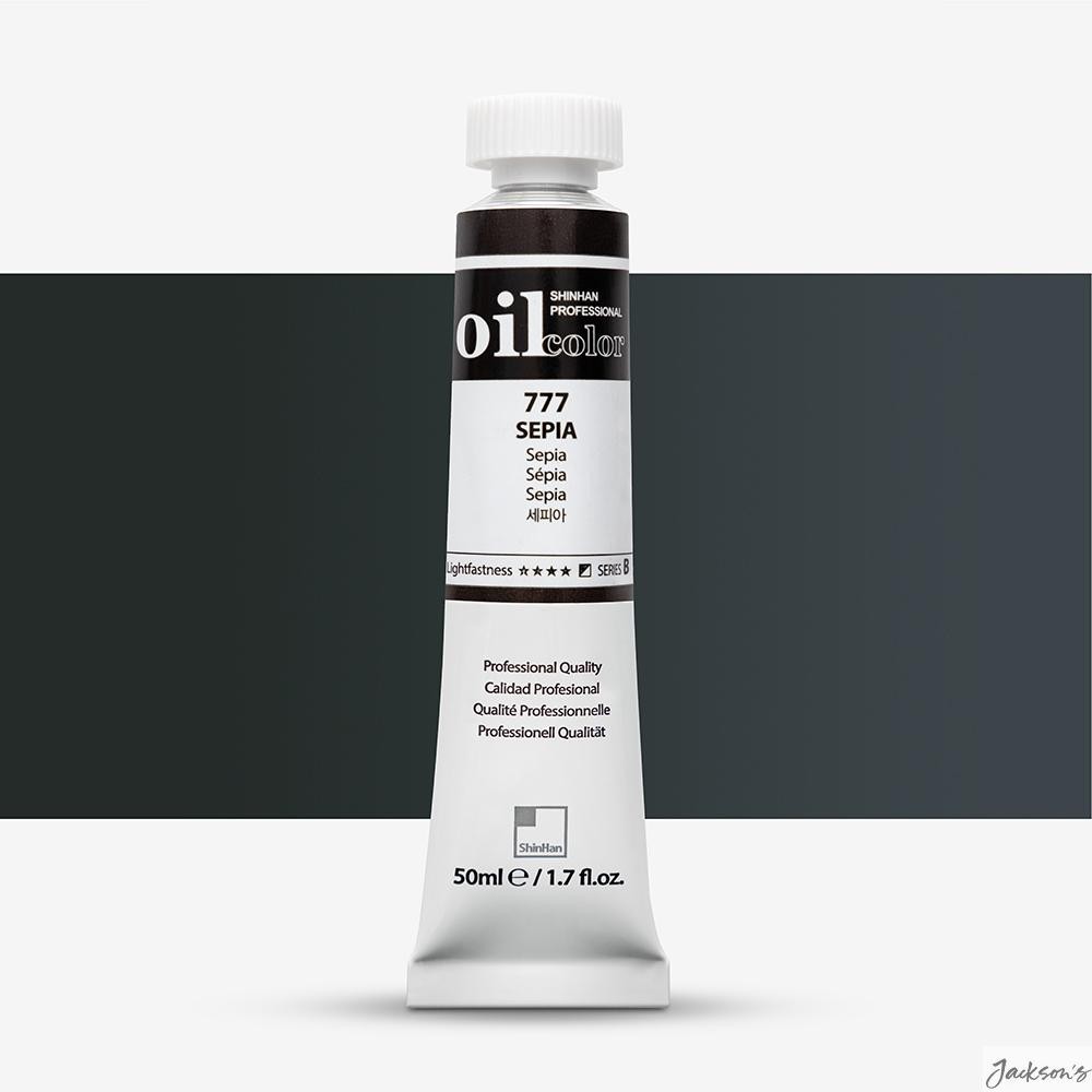 ShinHan Oil Paint Tube Sepia 50ml For Artist Painting