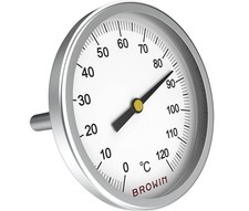 Universelles Thermometer für Räucherofen oder Destille, Edelstahl