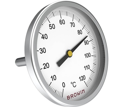 Universelles Thermometer für Räucherofen oder Destille, Edelstahl