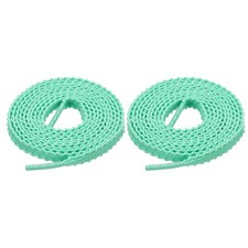 Flat Shoe Laces, 47 Inch Athletic Shoelaces for Sneakers Running, Mint Green