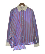 3.1 Phillip Lim Casual Shirts PurplexRed Stripe Pattern 2200702417184