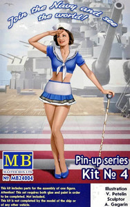 MASTER BOX LTD PIN UP SERIES " JOIN THE NAVY AND SEE THE WORLD " NO. 4 MKB24004