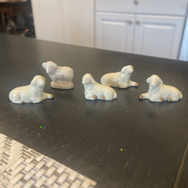 Tiny Sheep Set Of Five