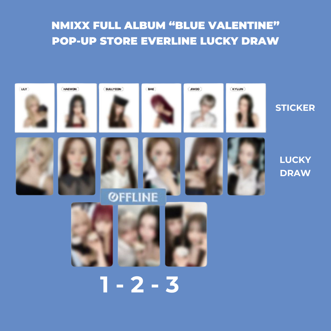 NMIXX Blue Valentine ベイ タワレコ ラキドロ トレカ nmixx ラキドロ タワレコ ベイ 2 トレカ nmixx ベイ Blue Valentine