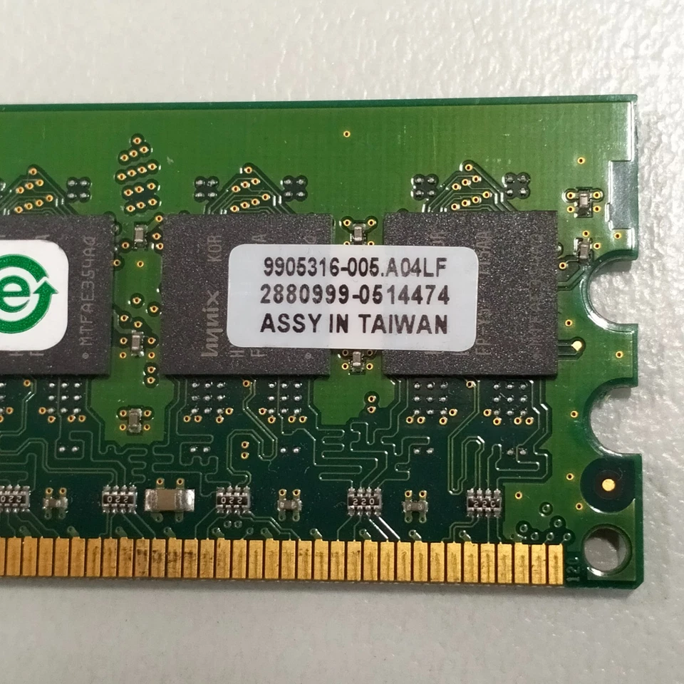 Kingston 1GB DDR2 SDRAM CL5 PC2-5300 667MHz non-ECC Unbuffered KVR667D2N5K2/2G - Image 3 of 4