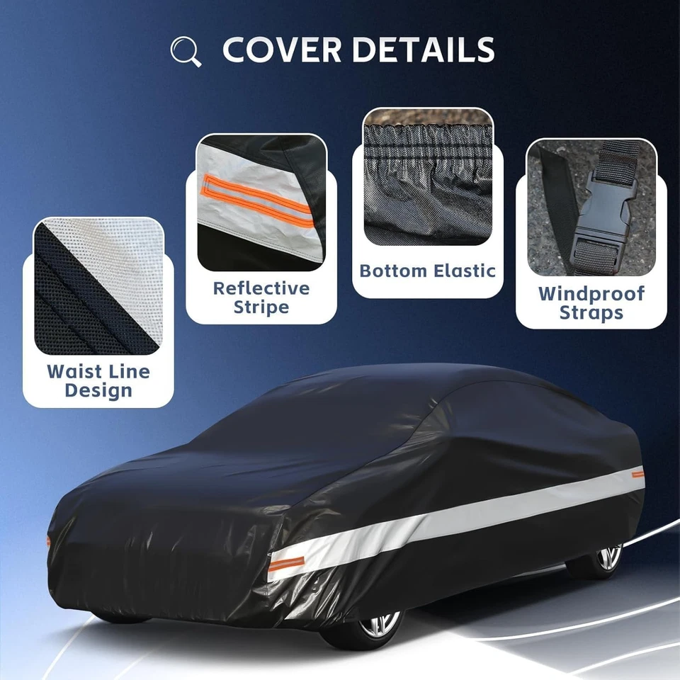 Car Cover For Subaru BRZ 2013-2025 10 Layer Waterproof w/ All Weather Protection Foto 2 de 4