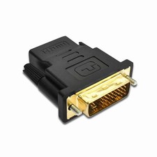 DVI Male to HDMI Female Adapter DVI 24 5 to HDMI, HDMI 2.0 Compatible SHEL