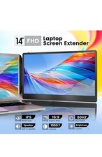 14" Laptop Monitor Extender. Plug  and  Play.  New In Box