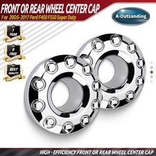 Front LH/RH Wheel Center Cap Fits Ford F-450 Super Duty F-550 Super Duty 10 Lug
