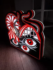 Insane Clown Posse Icp DARK CARNIVAL LED Light Box Wall Hanging Icp  Juggalo