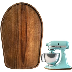 Acacia Wood Mixer Slider Mat for Kitchen Aid 4.5-5 Qt Tilt-Head Stand Mixer K...