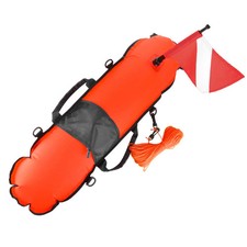 Inflatable Safety Float Scuba Diving Surface Marker Signal Float with Dive Flags