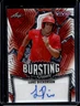 2025 Leaf Vivid Luke Dickerson Bursting With Talent Auto Laser Red #/2