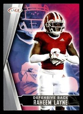 Raheem Layne 2022 SAGE #46 Indiana Hoosiers NFL RC ROOKIE CARD