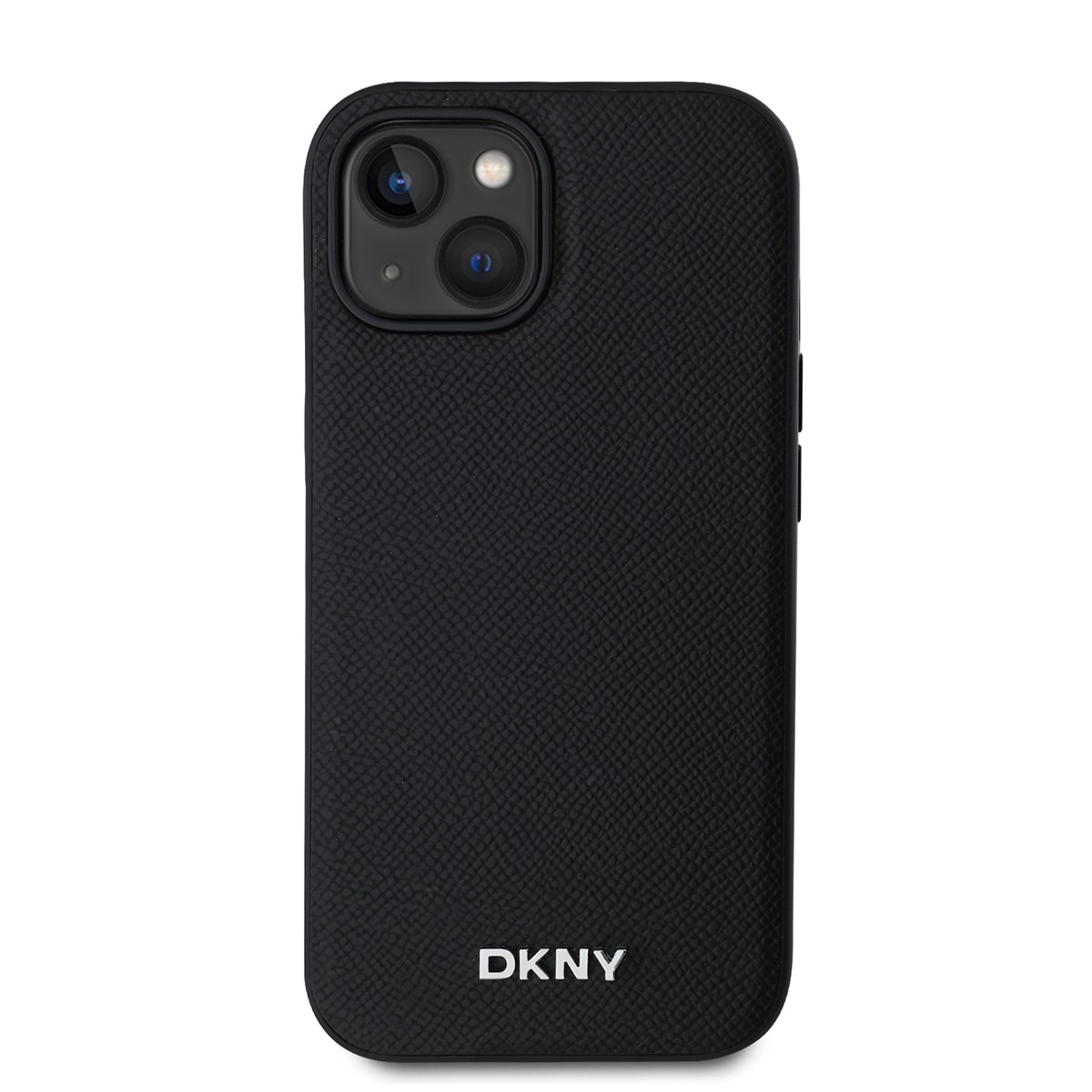 Coque iPhone 14 DKNY Noire - Protection en Silicone avec Logo Métal
