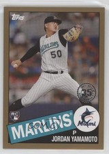 2020 Topps 1985 Topps Baseball Gold 37/50 Jordan Yamamoto #85-58 8at