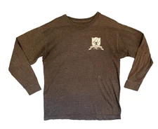 Pro Gun Club Las Vegas Mens Dark Gray Long Sleeve T-Shirt Shield Firearm SZ L ?