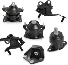 Engine Motor and Trans Mount Set of 6 Compatible with Honda 2003 2004 2005 2006