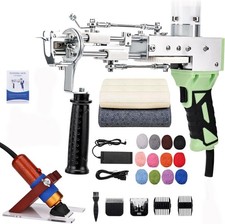 Cut Pile Carpet Weaving Machine Kit  Yarn Rug Digital Tufting Gun Starter Kit