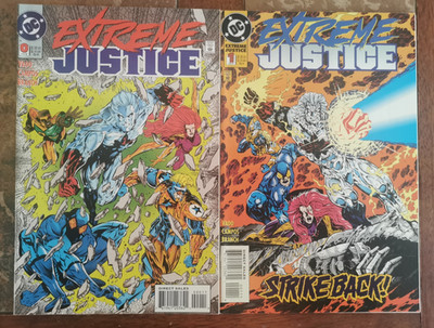 Extreme Justice #0 in NM+ #1 in NM+ (lot of 2) DC Comics 1995 - NM High Grades