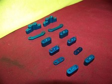 losi lst 2 blue aluminum servo mounts RC MONSTER truck PARTs