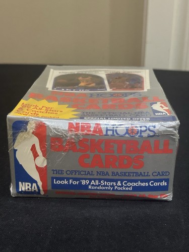 1989-90 NBA Hoops Series 1 Sealed Wax Box 36 Packs David Robinson RC SP Rare *1 - Picture 3 of 7