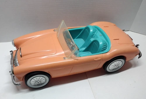 Vintage 1962 Barbie Irwin Austin Healy Convertible Barbie Car Mattel Windshield