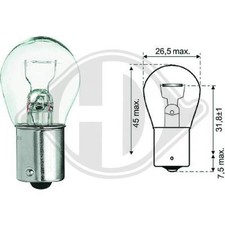 Glühlampe  Blinkleuchte DIEDERICHS LID10047 für KIA LADA LANCIA LAND ROVER