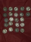 LOT OF 22 CIRCULATED MERCURY SILVER DIMES W/VARIOUS DATES & MINTS  US COINS
