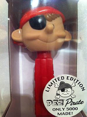 FUNKO PEZ PIRATE RARE WACKY WOBBLER BOBBLE HEAD BRAND NEW