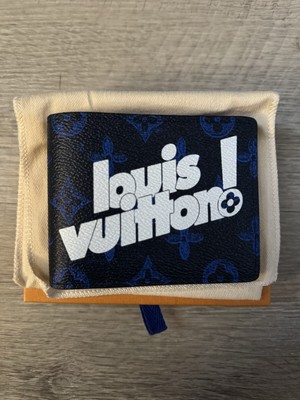 BRAND NEW LOUIS VUITTON MULTIPLE WALLET MONOGRAM BLUE