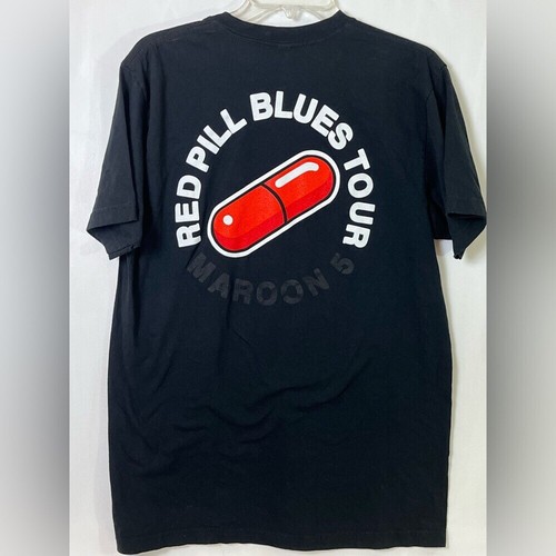 Maroon Five Red Pill Blues Tour Concert T-Shirt Los Angeles Apparel Sz L Unisex - Picture 2 of 12