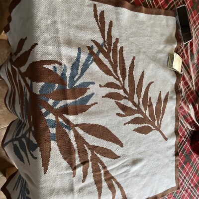Cocalo Natural. eco friendly Baby Blanket Brown/blue Baby Blanket 30'' x 40''
