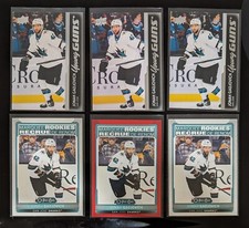 (7) JONAH GADJOVICH 2021-22 RC LOT YOUNG GUNS #499 BLACK CANVAS POE #C262 RED...