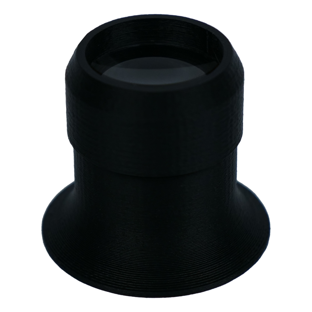 (2) Jewelers Loupe 10X Magnifying Loop Magnifier Pocket Eye Glass