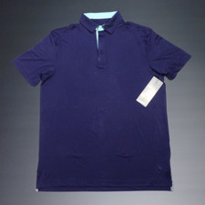 HEAD GOLF BLUE TEAL GREEN UV PROTECTION COOLING MENS POLO SHIRT SZ M NWT