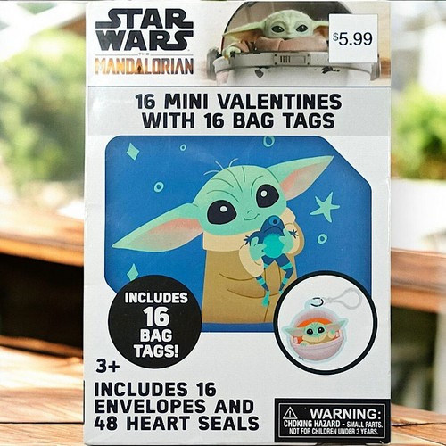 Star Wars Valentines - 16 Mini Valentines - 48 Herzsiegel
