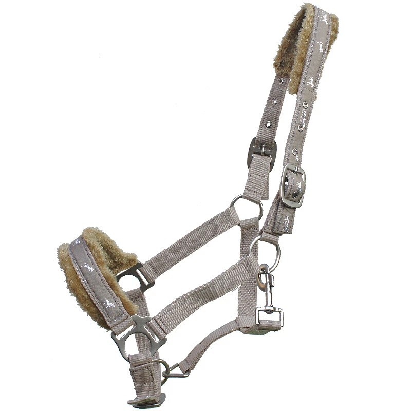 Fell Halfter Nylon/Kunstfell Stallhalfter - Bild 3 von 4