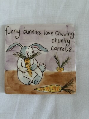 Whittard 'Funny Bunnies love Chewing Chunky Carrots' Untersetzer