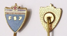 Yugoslavia FSJ - FEDERACIÓN YUGOSLAVA DE FÚTBOL Bertoni - Pin esmaltado Milano