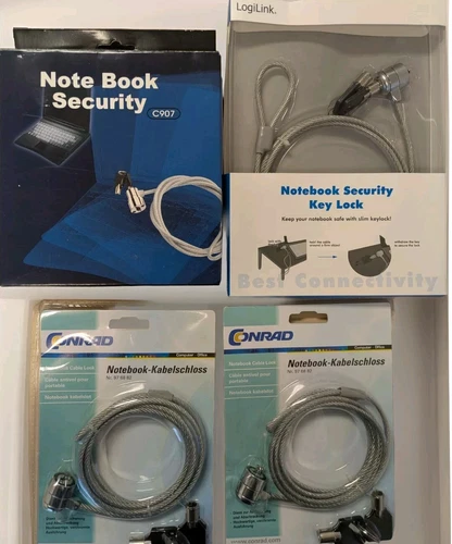 Laptop Sicherheit Schloss Notebook Zahlen Schlüssel 70 Stück für 149€
