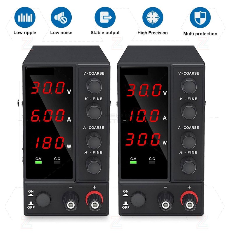 Adjustable Lab Bench Power Supply 10A 6A Switching DC Digital Precision Variable