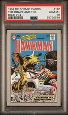 1992 DC Cosmic Cards The Brave And The Bold 34 PSA 10