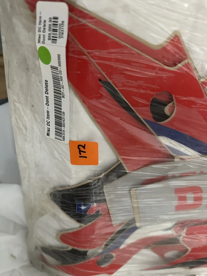 Kit gráfico completo Dcor HRC preto para Honda CRF250R 4 tempos 2014-2017 C0 - Imagem 2 de 4