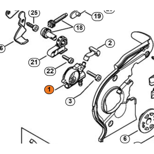 STIHL POMPA OLIO PER MOTOSEGA DA POTATURA MS 193 T MS 194 T ORIGINALE