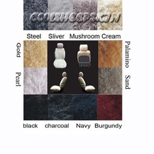 Luxurious Australian Sheepskin Doublecap Seat Cover Gray A Pair No Headrests